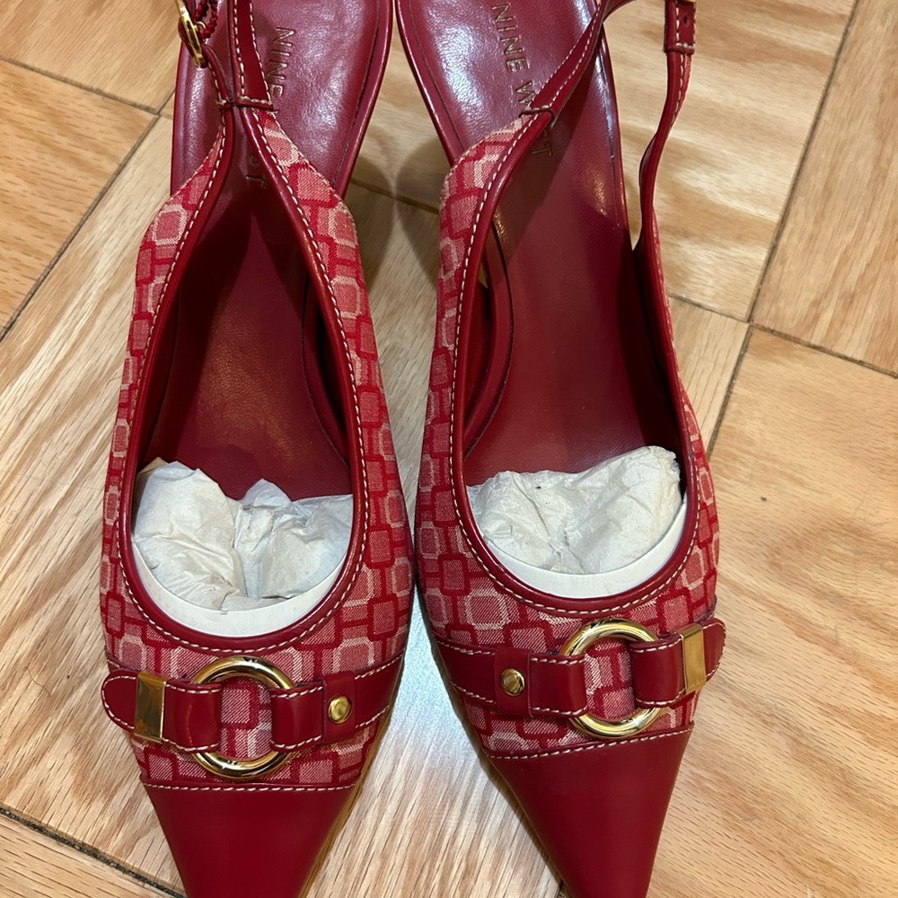 Red Slingback shoes